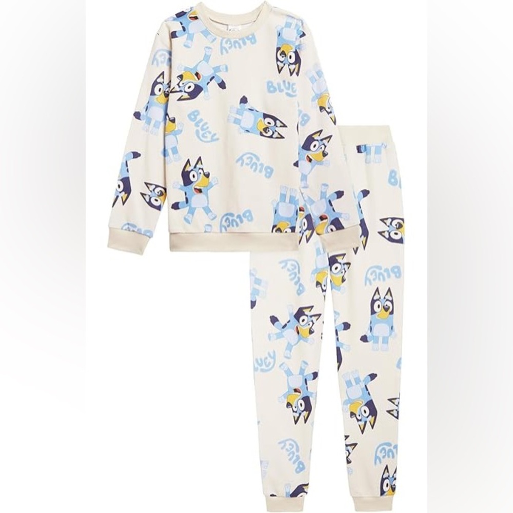 Bluey Sweat Set Jogger Pants & Crew Neck Sweatshirt